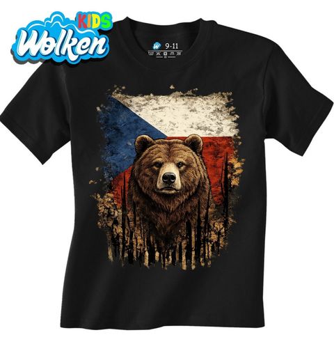 Obrázek produktu Dětské tričko Český Medvěd hnědý