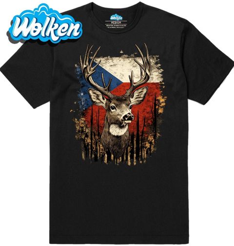 Obrázek produktu Pánské tričko Český Jelen lesní