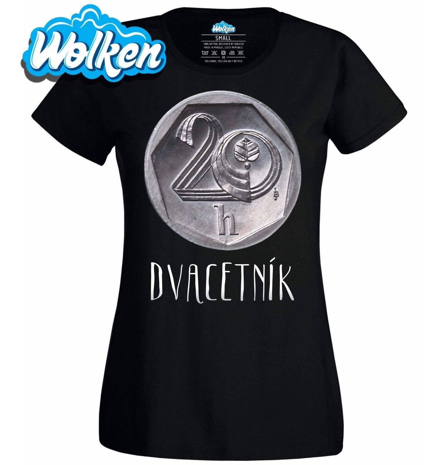 Dámské tričko Dvacetník 20 haléřů.jpg
