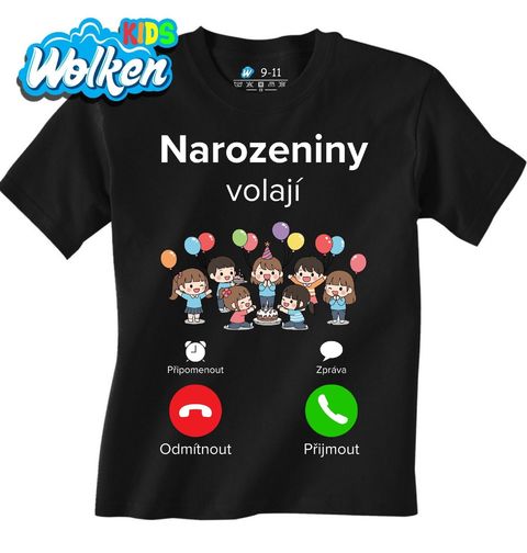 Obrázek produktu Dětské tričko Narozeniny volají Phone Call