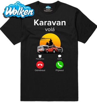 Pánské tričko Karavan volá Phone Call.jpg