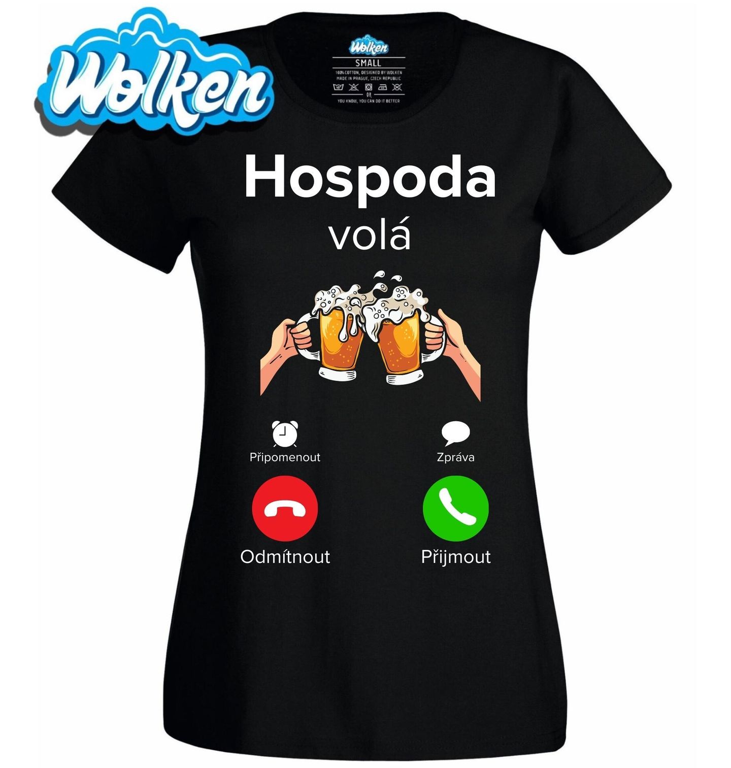 Dámské tričko Hospoda volá Phone Call.jpg