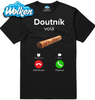 Pánské tričko Doutník volá Phone Call.jpg