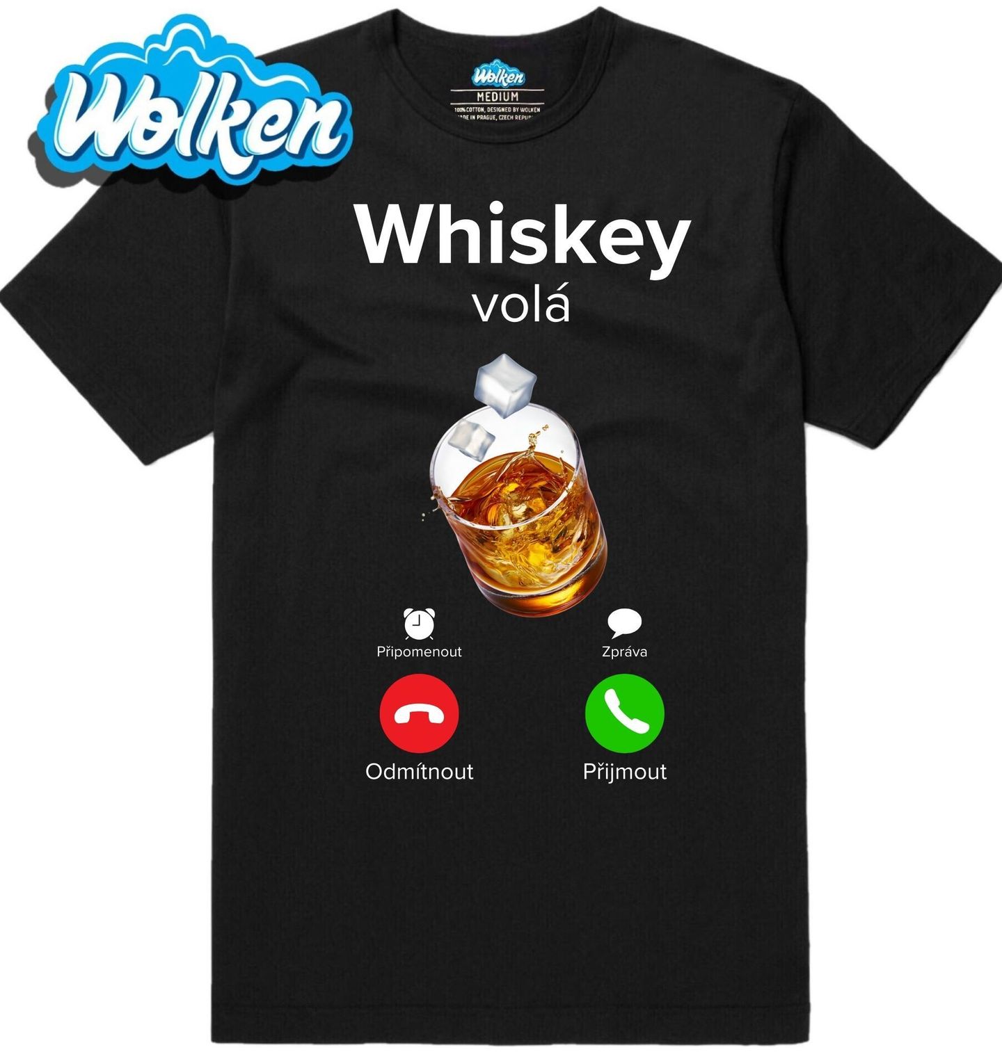 Pánské tričko Whiskey volá Phone Call.jpg