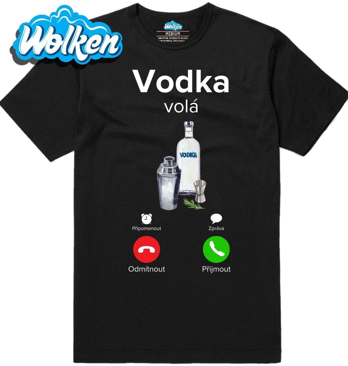 Pánské tričko Vodka volá Phone Call.jpg