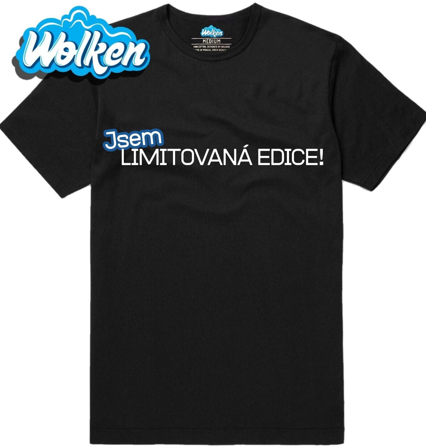 Pánské tričko Jsem limitovaná edice! Modra edice.jpg