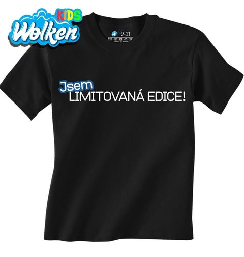 Obrázek produktu Dětské tričko Jsem limitovaná edice! Modrá edice