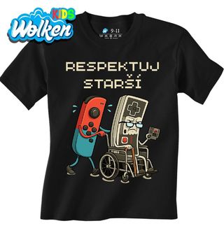 Dětské tričko Respektuj starší.jpg