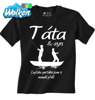 Dětské tričko Táta & Syn Lepšího parťáka jsem si nemohl přát.jpg