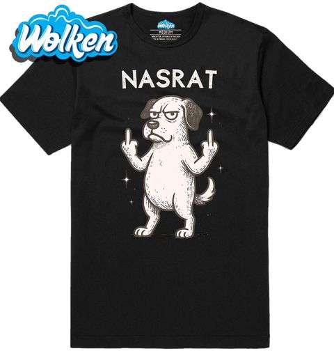 Obrázek produktu Pánské tričko Pes s Prostředníčkem Nasrat