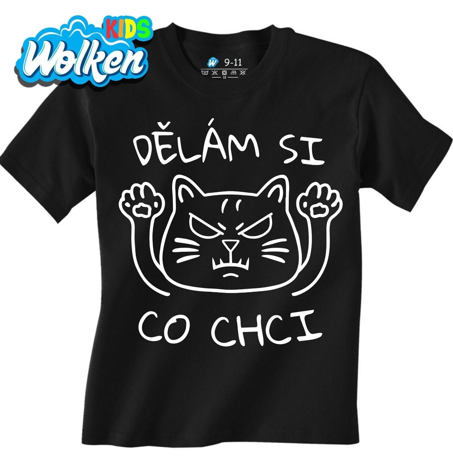 Dětské tričko Rozzuřená Kočka Dělám si co chci.jpg