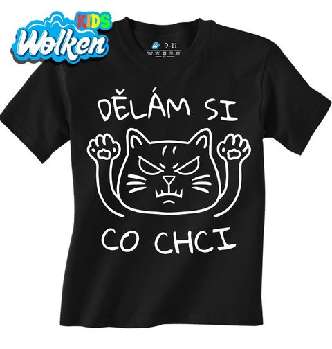 Obrázek produktu Dětské tričko Rozzuřená Kočka Dělám si co chci