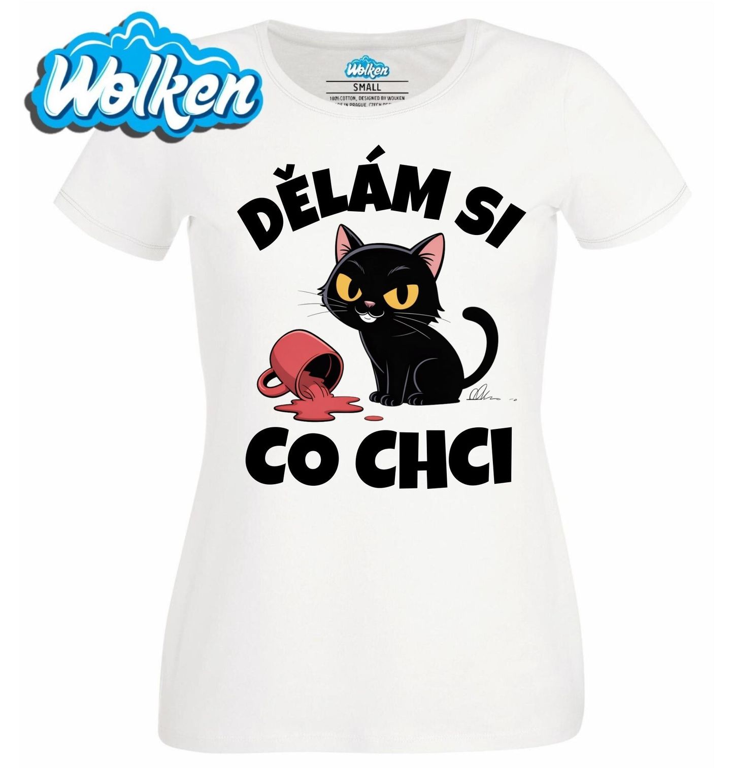 Dámské tričko  Neposlušná Kočka Dělám si co chci.jpg