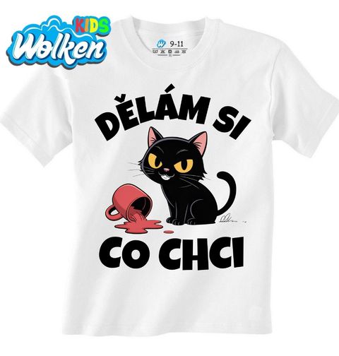 Obrázek produktu Dětské tričko Neposlušná Kočka Dělám si co chci