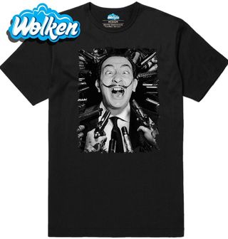 Pánské tričko Salvador Dalí obklopen Zbraněmi.jpg