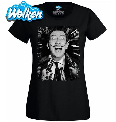 Obrázek produktu Dámské tričko Salvador Dalí obklopen Zbraněmi