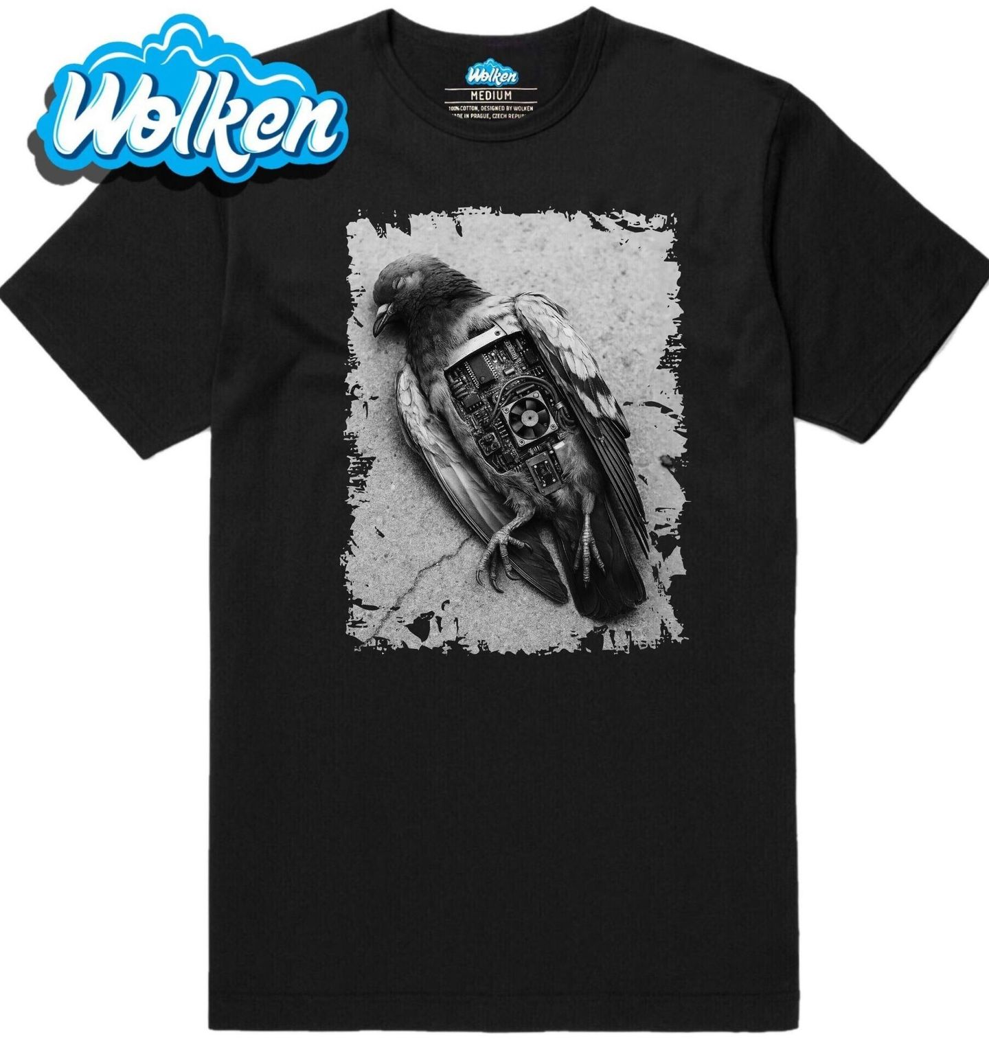 Pánské tričko Robotický Holub Birds Aren't Real.jpg