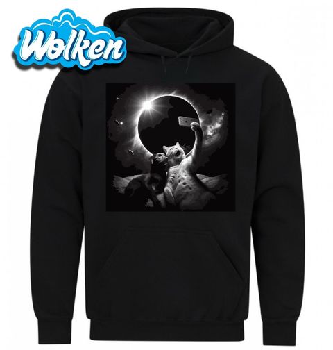 Obrázek produktu Pánská mikina Selfie Koček při Zatmění Slunce