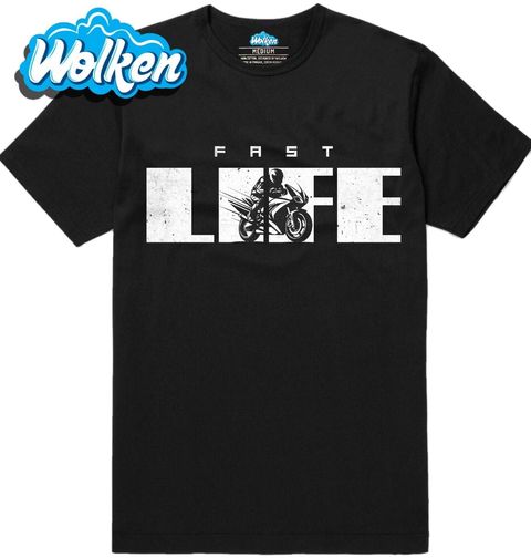 Obrázek produktu Pánské tričko Sportovní Motorka FAST LIFE