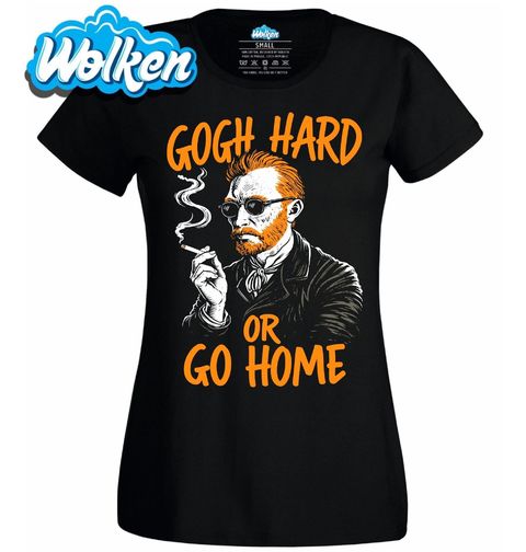 Obrázek produktu Dámské tričko Vincent van Gogh Gogh Hard or Go Home