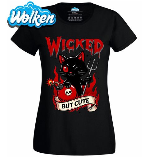 Obrázek produktu Dámské tričko Pekelná Kočka Wicked but Cute