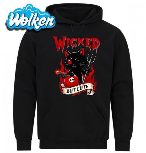 Obrázek produktu Pánská mikina Pekelná Kočka Wicked but Cute