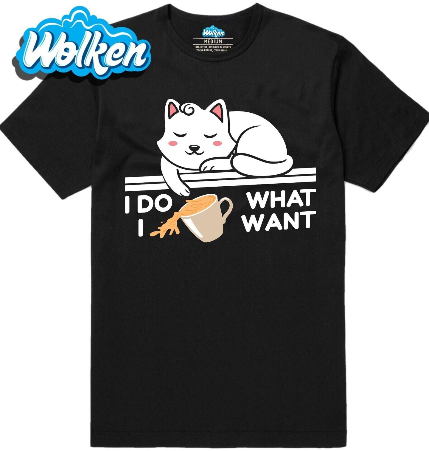 Pánské tričko Kočka I Do What I Want Dělám si, co chci.jpg