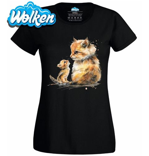 Obrázek produktu Dámské tričko Kočka a Kotě