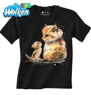 Dětské tričko Kočka a Kotě.jpg