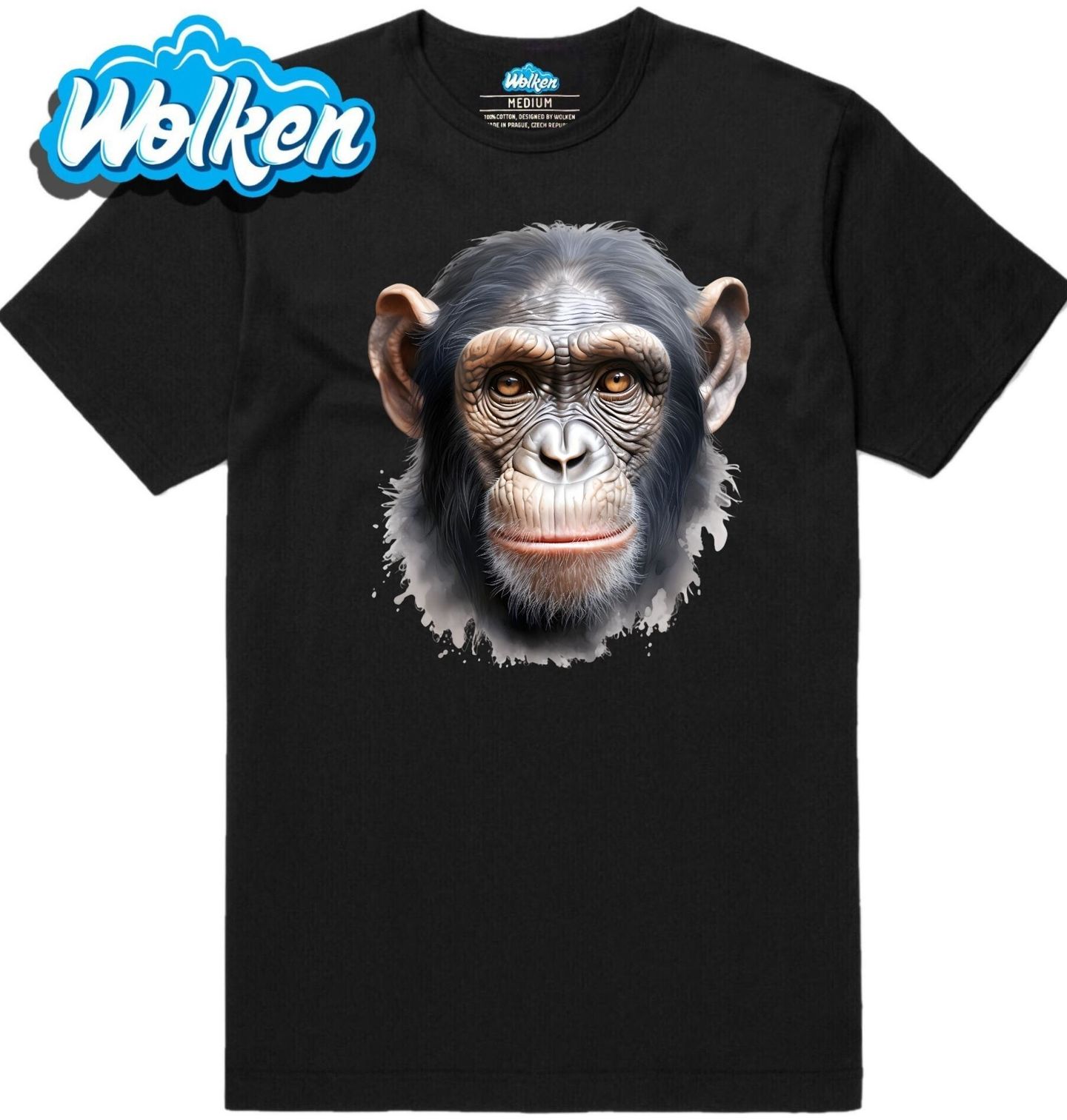 Pánské tričko Tvář Šimpanze.jpg