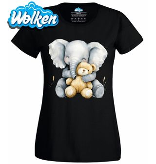 Dámské tričko Slůně s Plyšovým Medvídkem.jpg