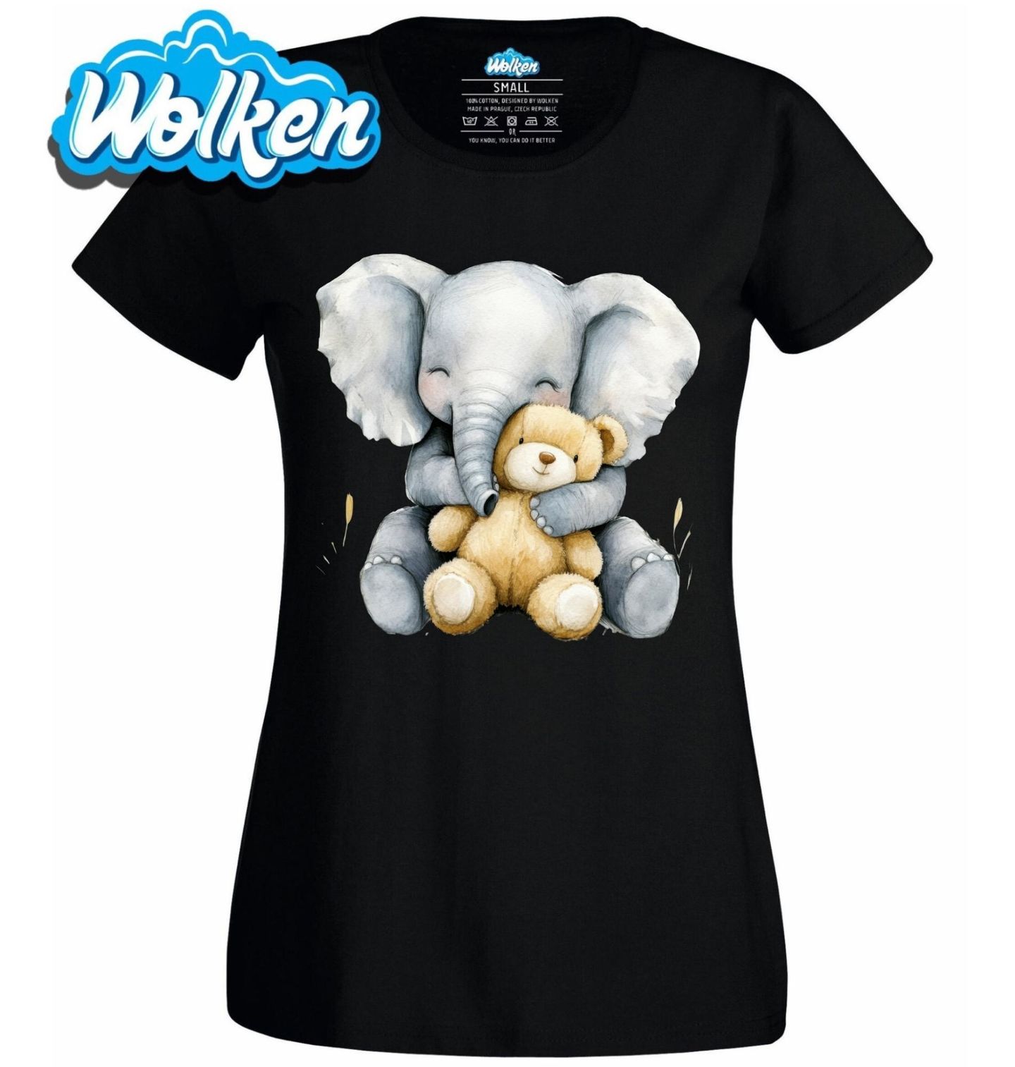 Dámské tričko Slůně s Plyšovým Medvídkem.jpg