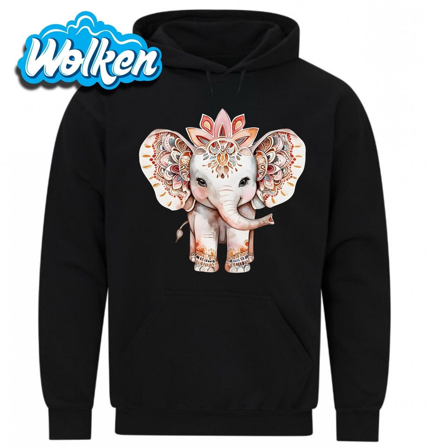 Mikina Slon indický Mandala.jpg