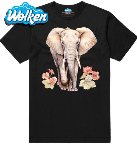 Obrázek produktu Pánské tričko Slon africký mezi Květy