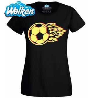 Dámské tričko Ohnivý Fotbalový Míč.jpg