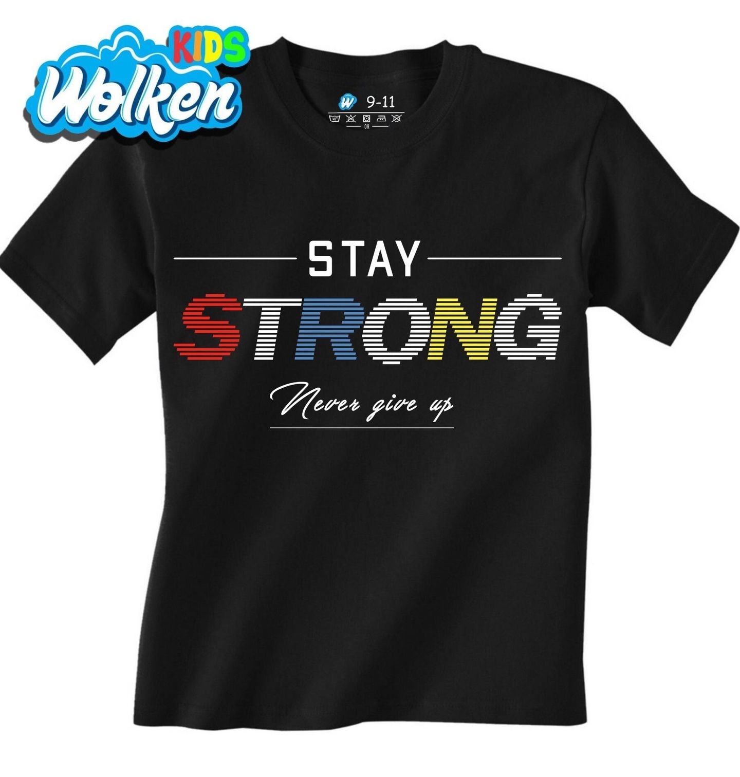 Dětské tričko Nikdy se nevzdávej Stay Strong Never give up.jpg