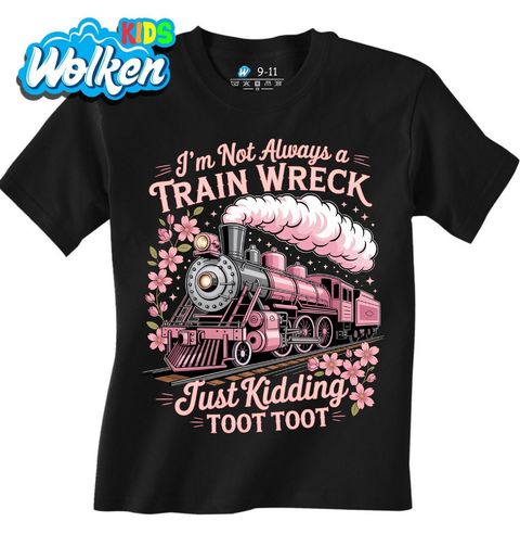 Obrázek produktu Dětské tričko Růžová Parní Lokomotiva Toot Toot