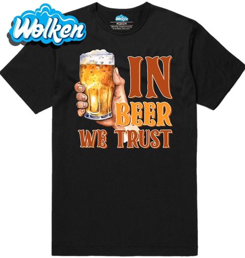Obrázek produktu Pánské tričko V pivo věříme In Beer We Trust