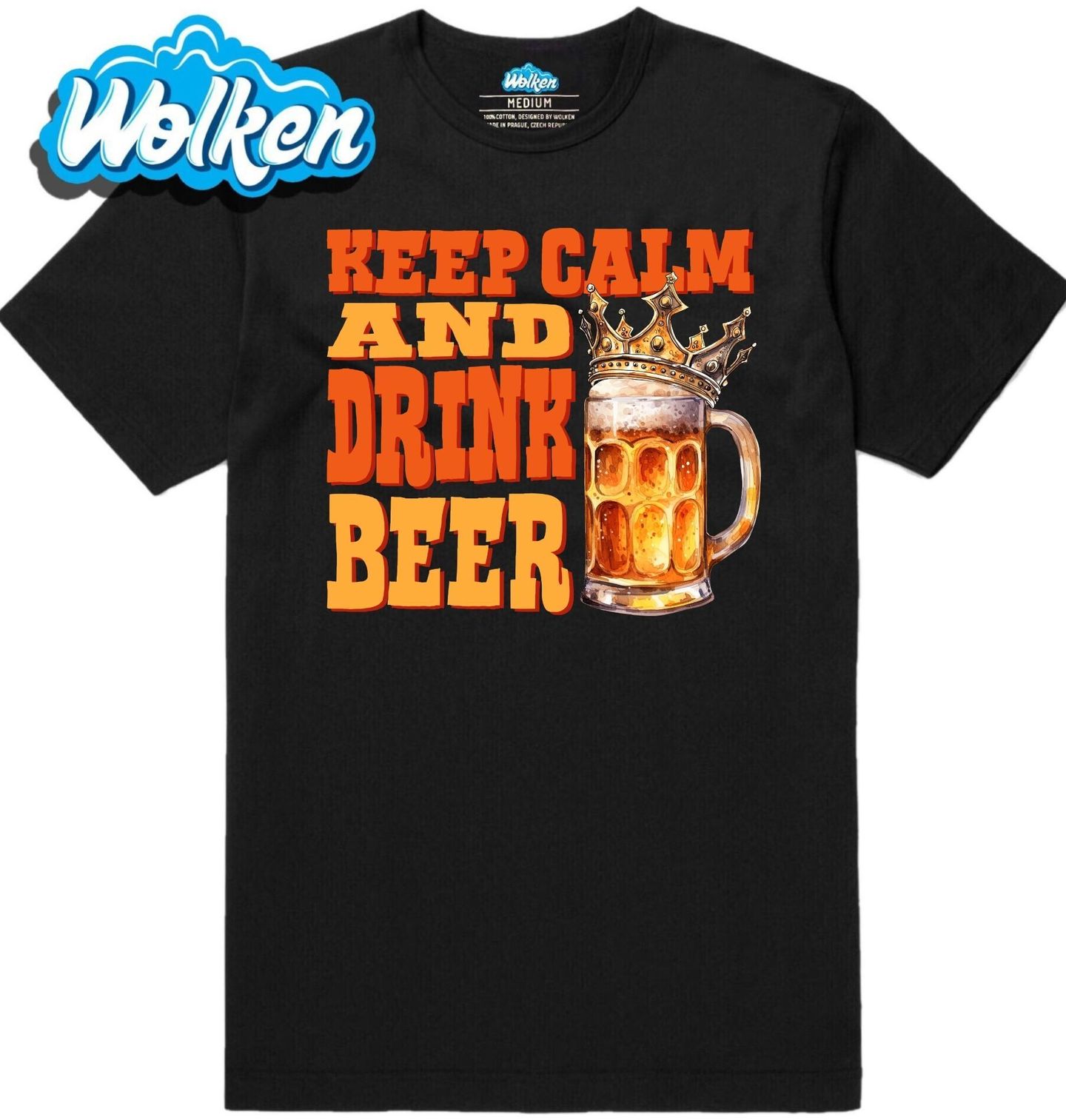 Pánské tričko Zachovej klid a pij pivo Keep Calm and Drink Beer.jpg