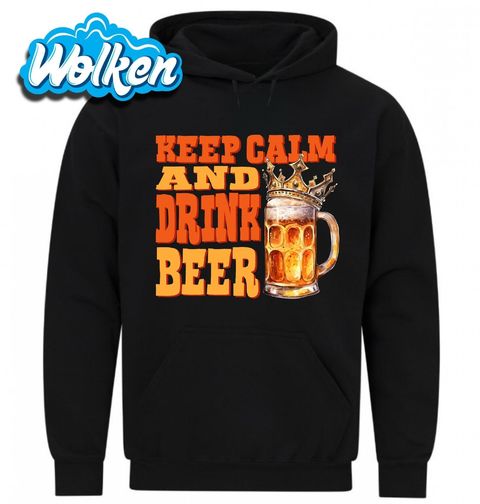 Obrázek produktu Pánská mikina Zachovej klid a pij pivo Keep Calm and Drink Beer