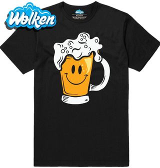 Pánské tričko Usměvavý Půllitr Piva.jpg