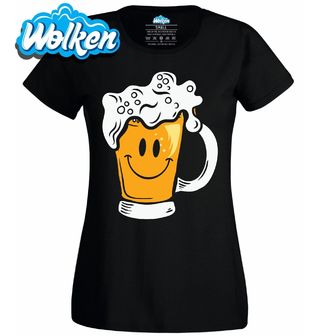 Dámské tričko Usměvavý Půllitr Piva.jpg