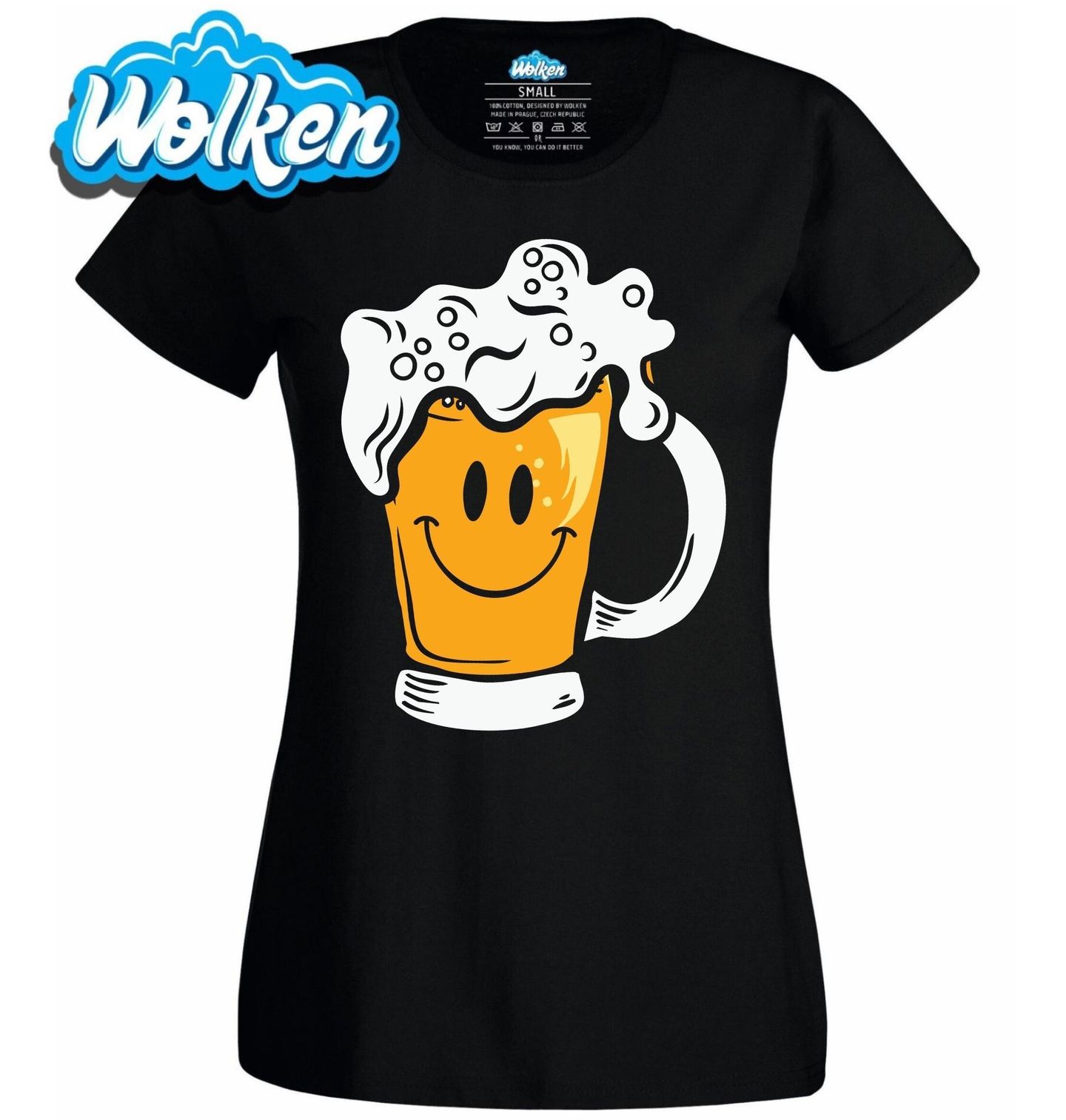 Dámské tričko Usměvavý Půllitr Piva.jpg