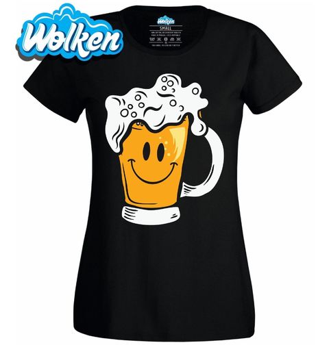 Obrázek produktu Dámské tričko Usměvavý Půllitr Piva