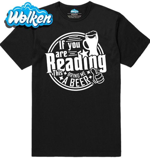 Obrázek produktu Pánské tričko Jestli tohle čteš, přines mi pivo