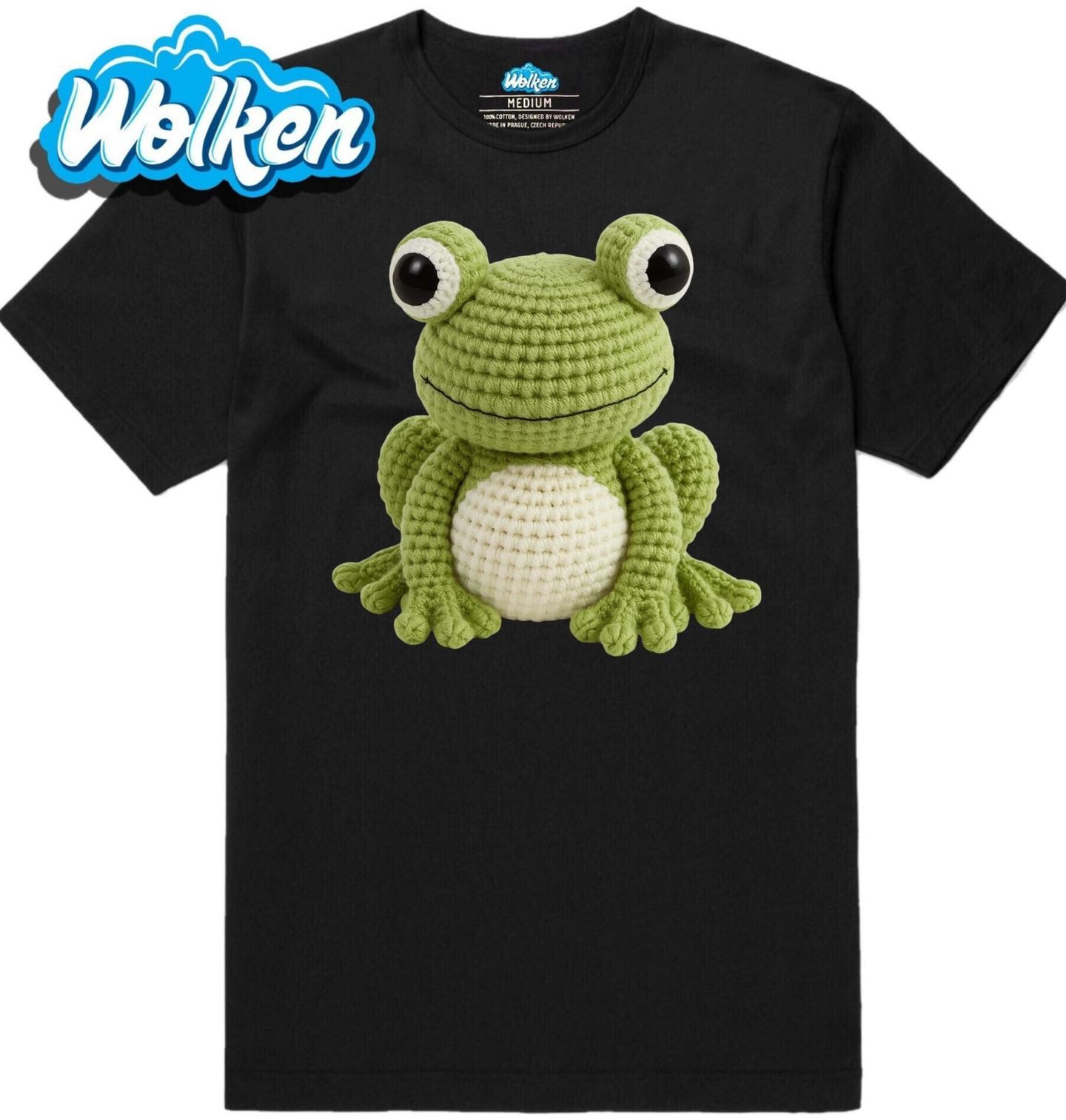 Pánské tričko Háčkovaná Žába.jpg