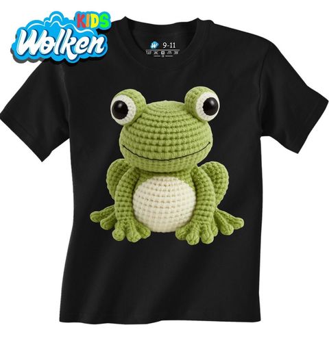 Obrázek produktu Dětské tričko Háčkovaná Žába