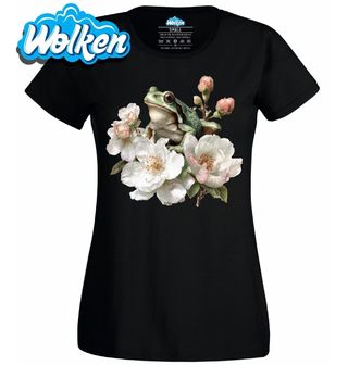 Dámské tričko Žába mezi Květy Jabloně.jpg