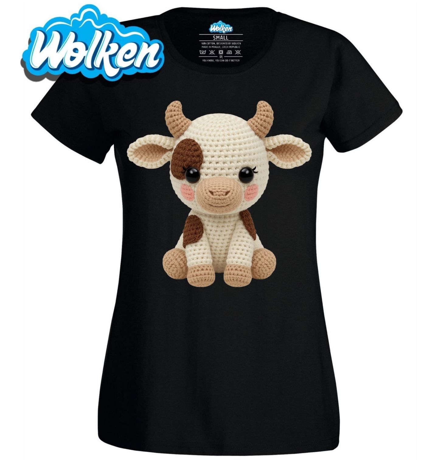 Dámské tričko Háčkovaná Kráva.jpg