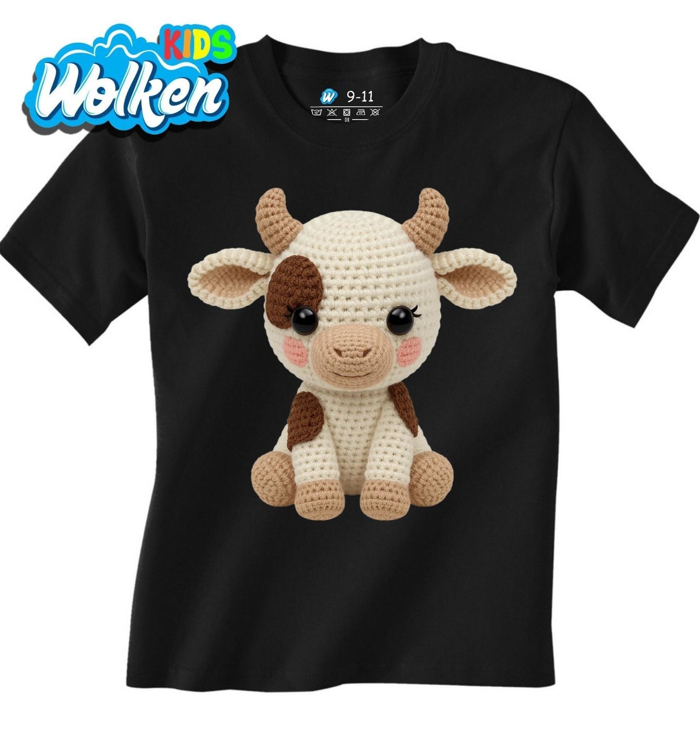 Dětské tričko Háčkovaná Kráva.jpg